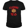 Alumni Ua Est 1885 Man Wildcat Red Bow shirt