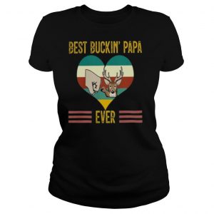 Best Buckin Papa ever vintage shirt