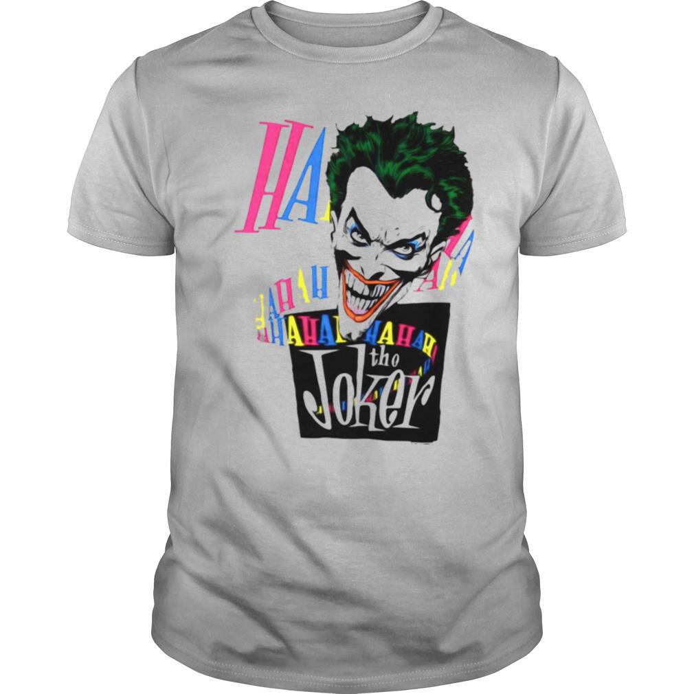 DC Joker Large Brian Bolland Art White 1987 Vintage shirt
