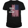 Drain The Swamp President Donald Trump Usa Flag shirt