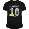 El Diego 10 Rip 1960 2020 Legend Football shirt