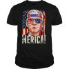 Joe Biden President Merica Wear Sunglasses And Ribbon American Flag Election shirt
