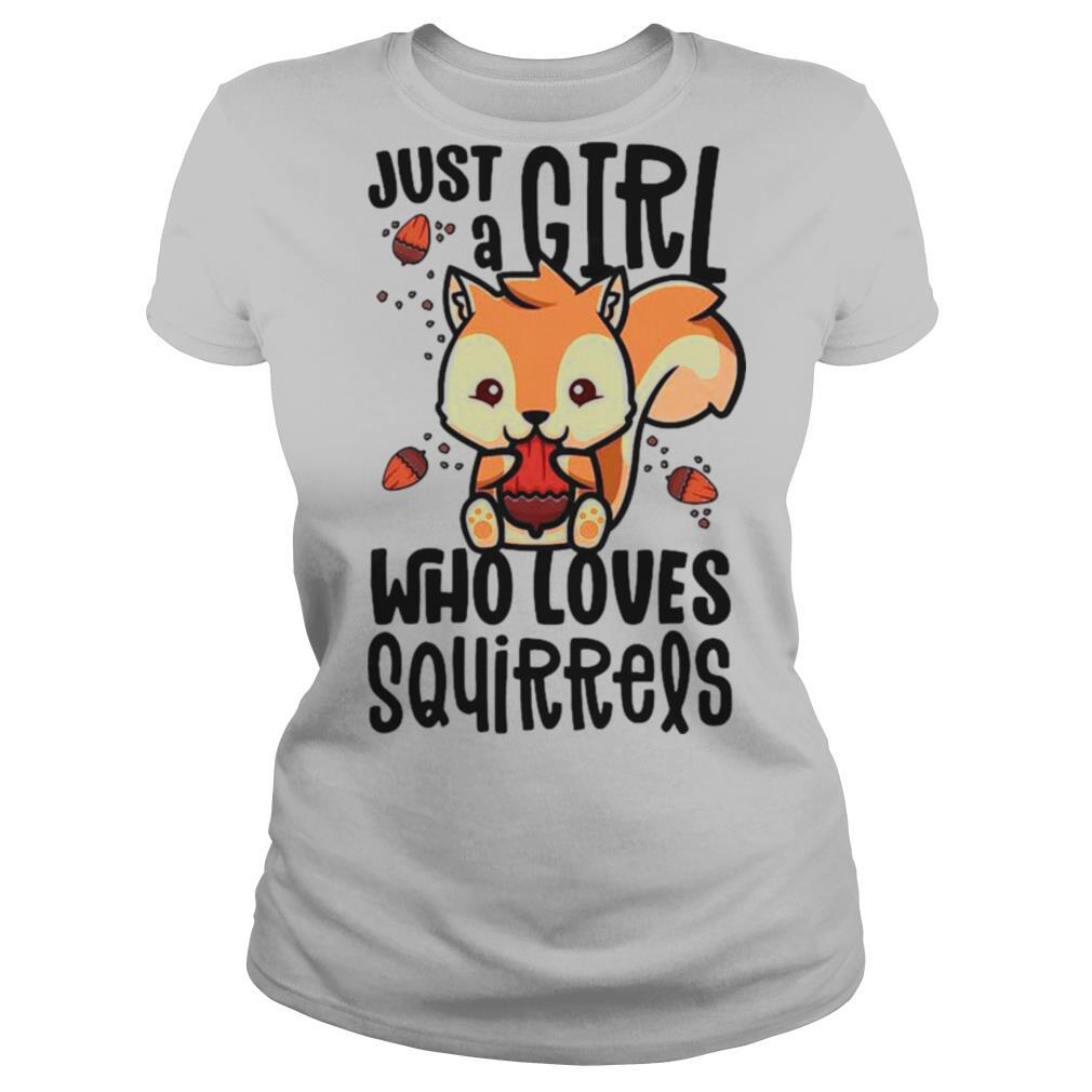 Just A Girl Who Loves Squirrels Gifts For Squirrel Lovers shirt