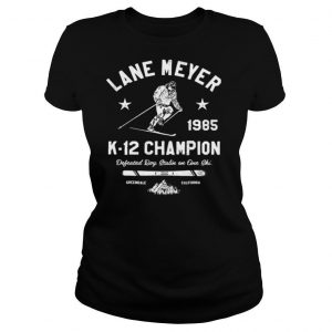 Lane Meyer K12 Champion 1985 shirt