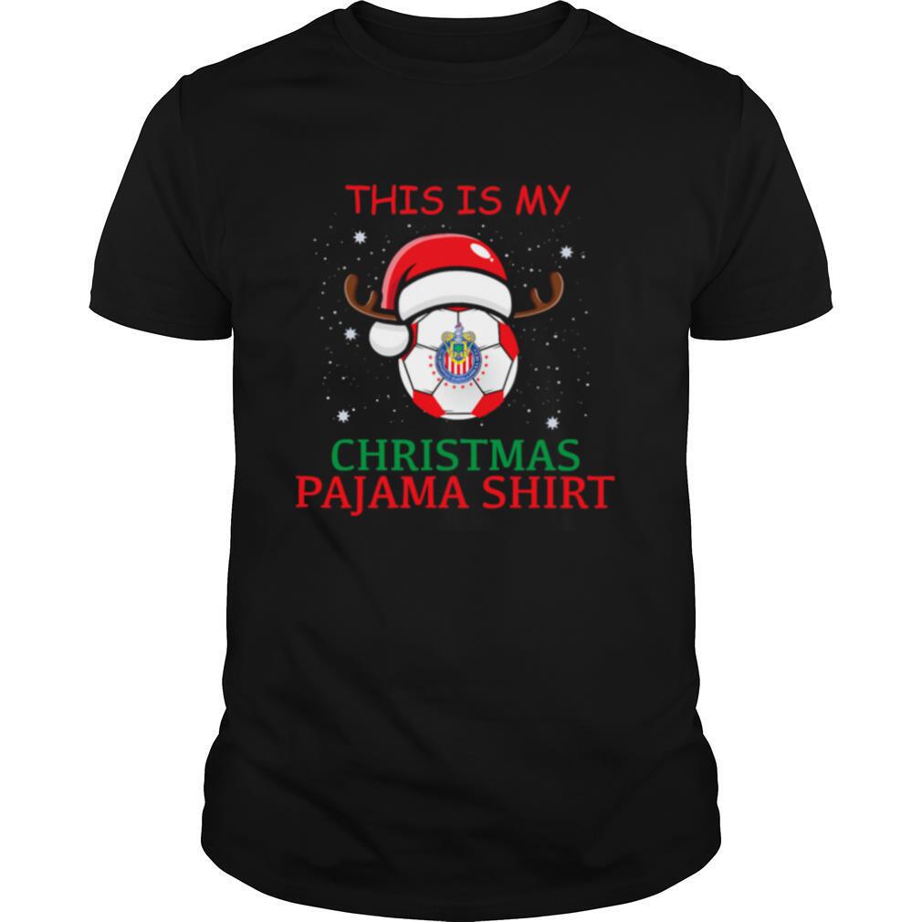 Las Chivas De Guadalajara Reindeer Soccer This Is My Christmas Pajama shirt