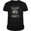 Lazy sloth nap all day sleep all night party never shirt