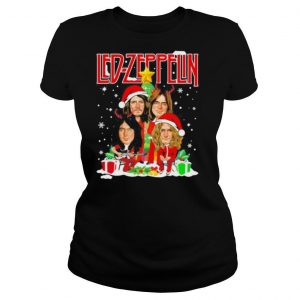 Led Zeppelin Wear hat Santa Merry Xmas shirt