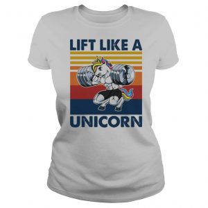 Lift Like A Unicorn Weightlifting Vintage shirt