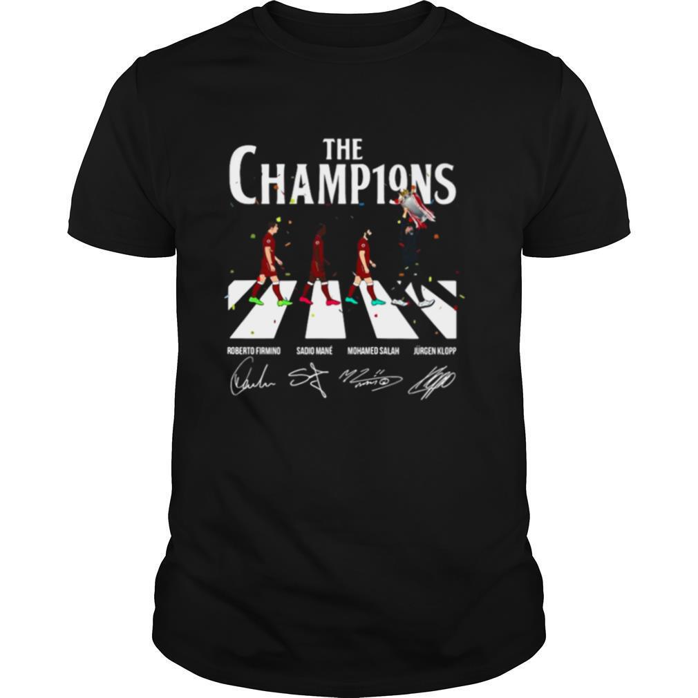 Liverpool fc the champ19ns shirt