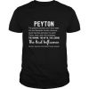 Peyton Gift Birthday Personalized Name for Peyton shirt