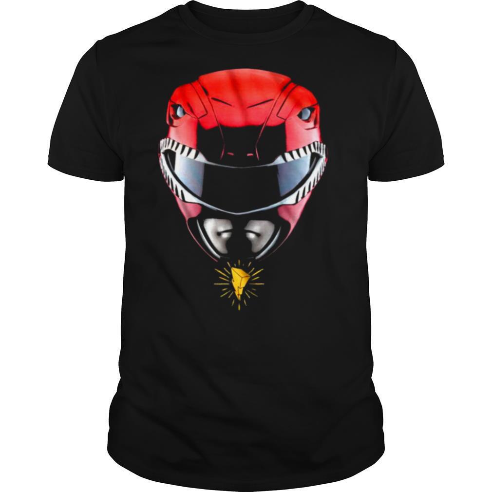 Power Rangers Red Mmpr Famous Helmet Soft shirt
