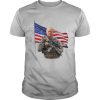 President Donald Trump Usa Flag Patriotic Soldier 2020 Veteran shirt