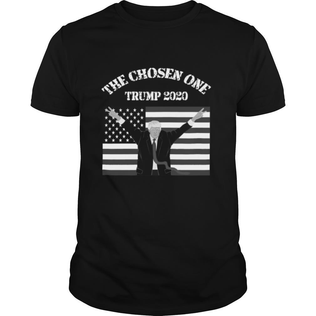 The Chosen One Trump 2020 I Voted Trump Flag Maga shirt