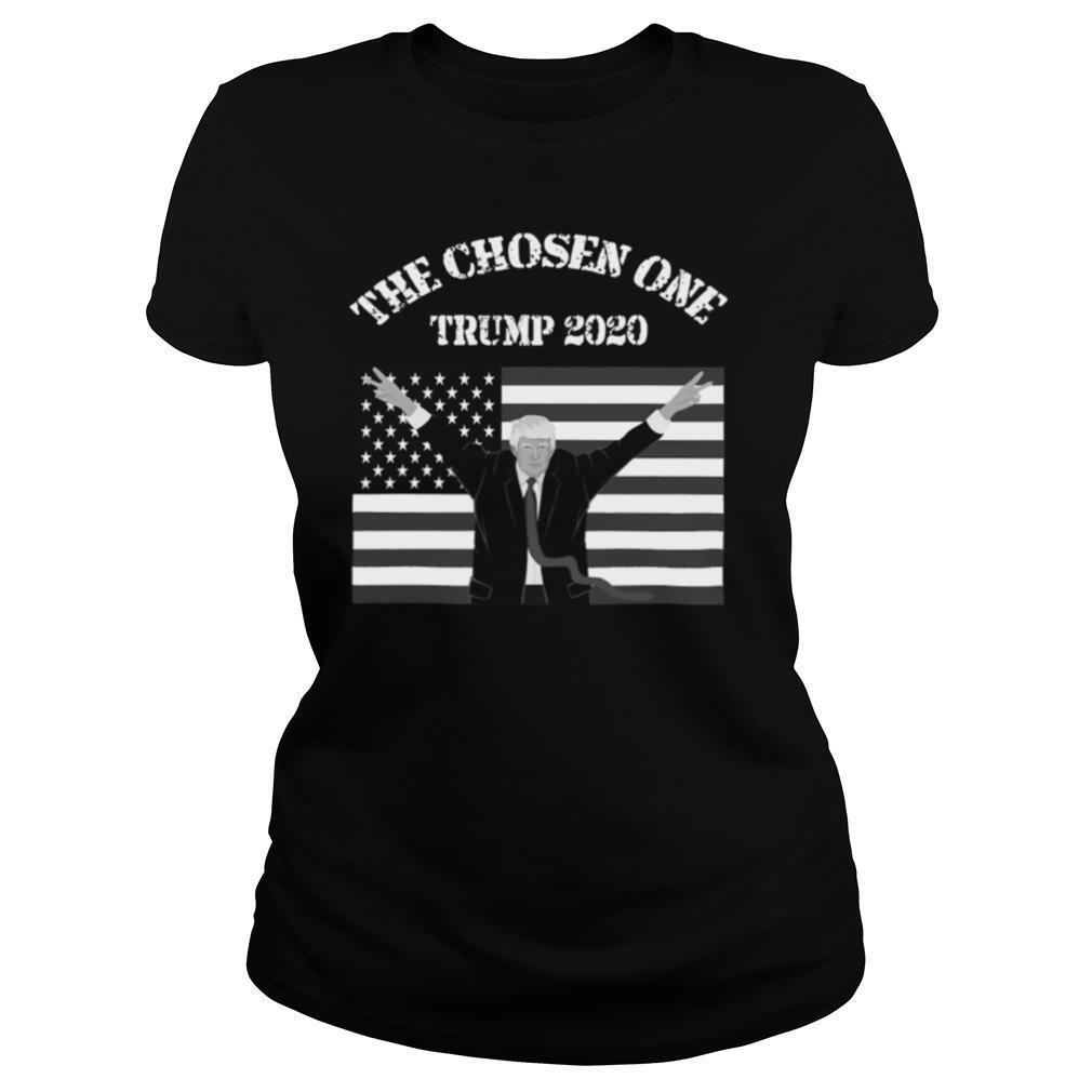 The Chosen One Trump 2020 I Voted Trump Flag Maga shirt