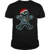 Xray Gingerbread Man Skeleton Christmas shirt