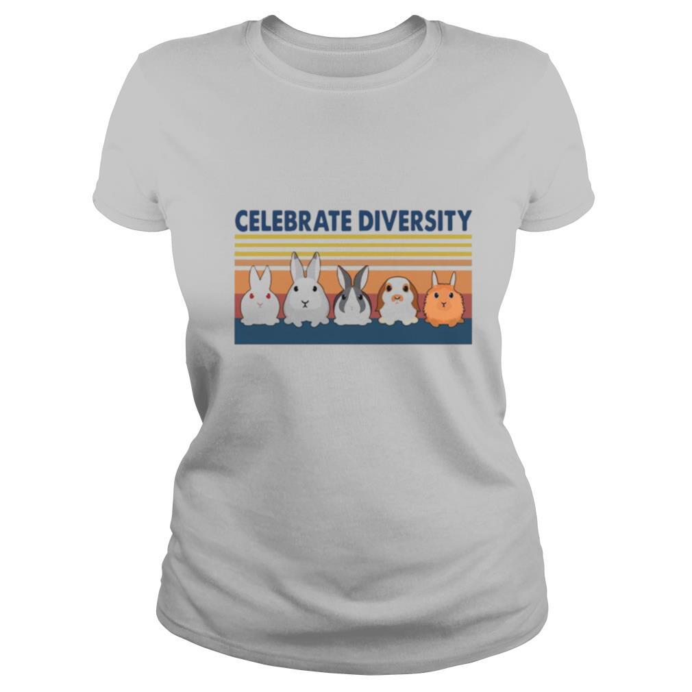 Awesome Bunny Celebrate Diversity Vintage shirt