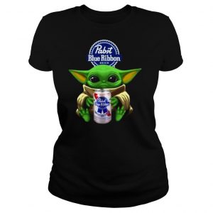 Baby Yoda Hug Pabst Blue Ribbon Beer 2021 shirt