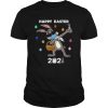 Dabbing Rabbit In A Mask Easter Day 2021 shirt
