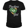 Diamond Heart Green Bay Packers Girl shirt