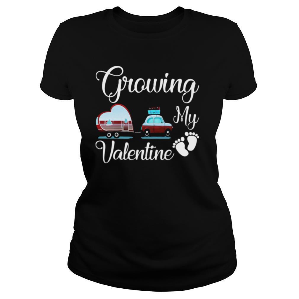 Growing My Valentine Ambulance Heart Foot shirt