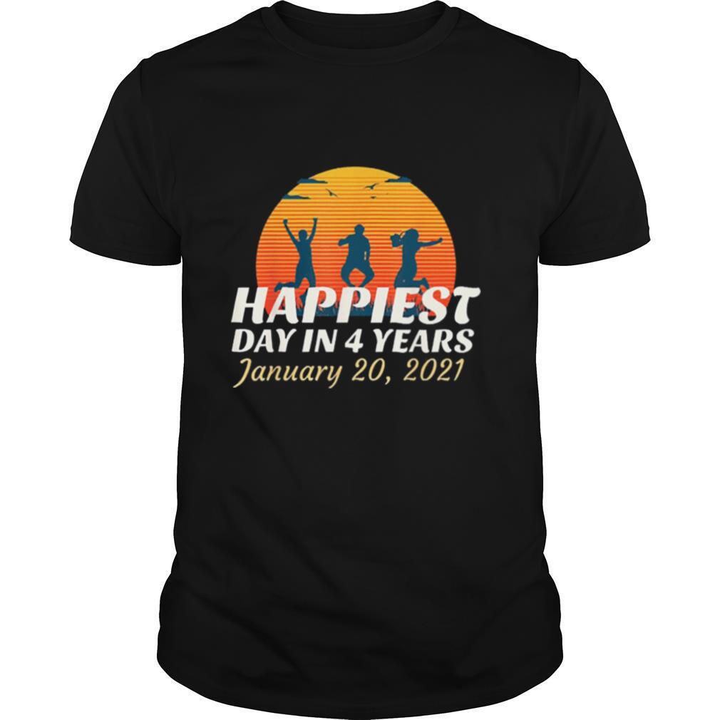 Happiest day in 4 years Biden Harris inauguration vintage shirt