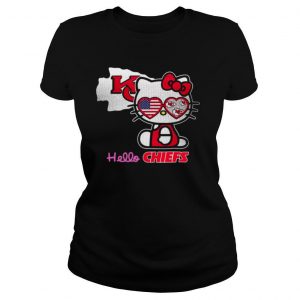 Hello Kitty Hello Kansas City Chiefs With American Flag 2021 shirt