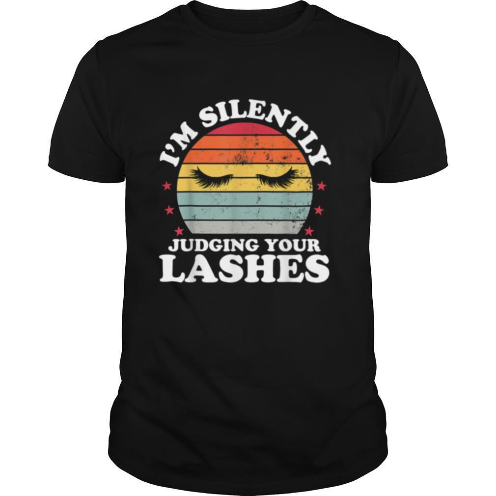 Judging Your Lash Cosmetologist Artist Eyelash shirt