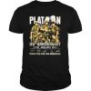 Platoon 35th anniversary 1986 2021 thank you for the memories shirt