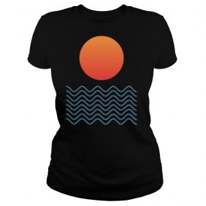 Sunset Over Waves shirt