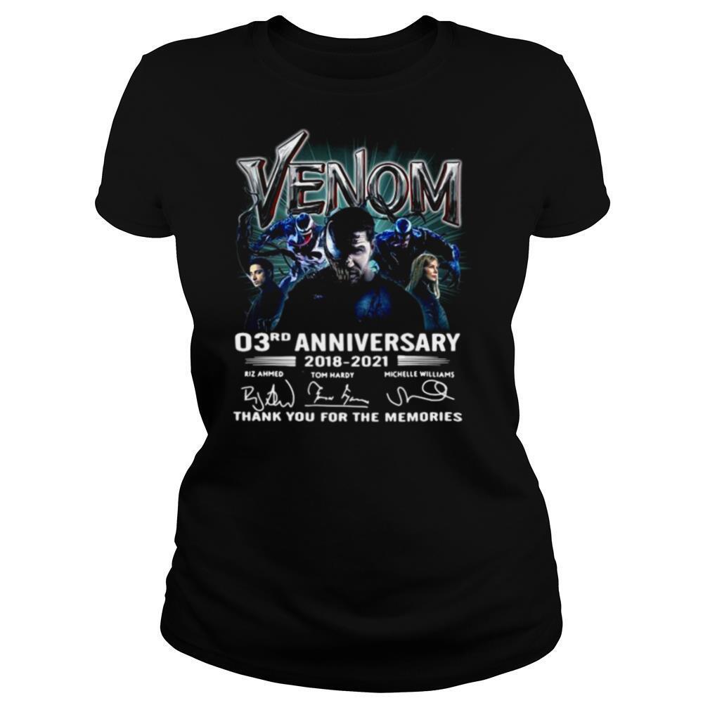 Venom 03rd anniversary thank you for the memories shirt