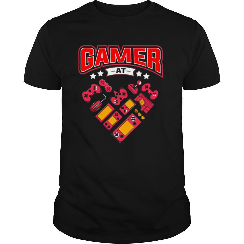 Video Gamer At Heart shirt