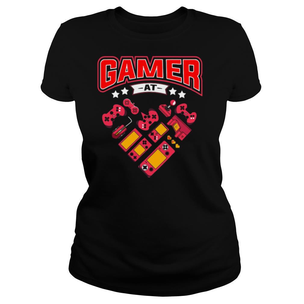 Video Gamer At Heart shirt