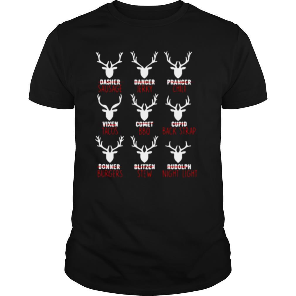 Deer Hunters All of Santa’s Reindeer shirt