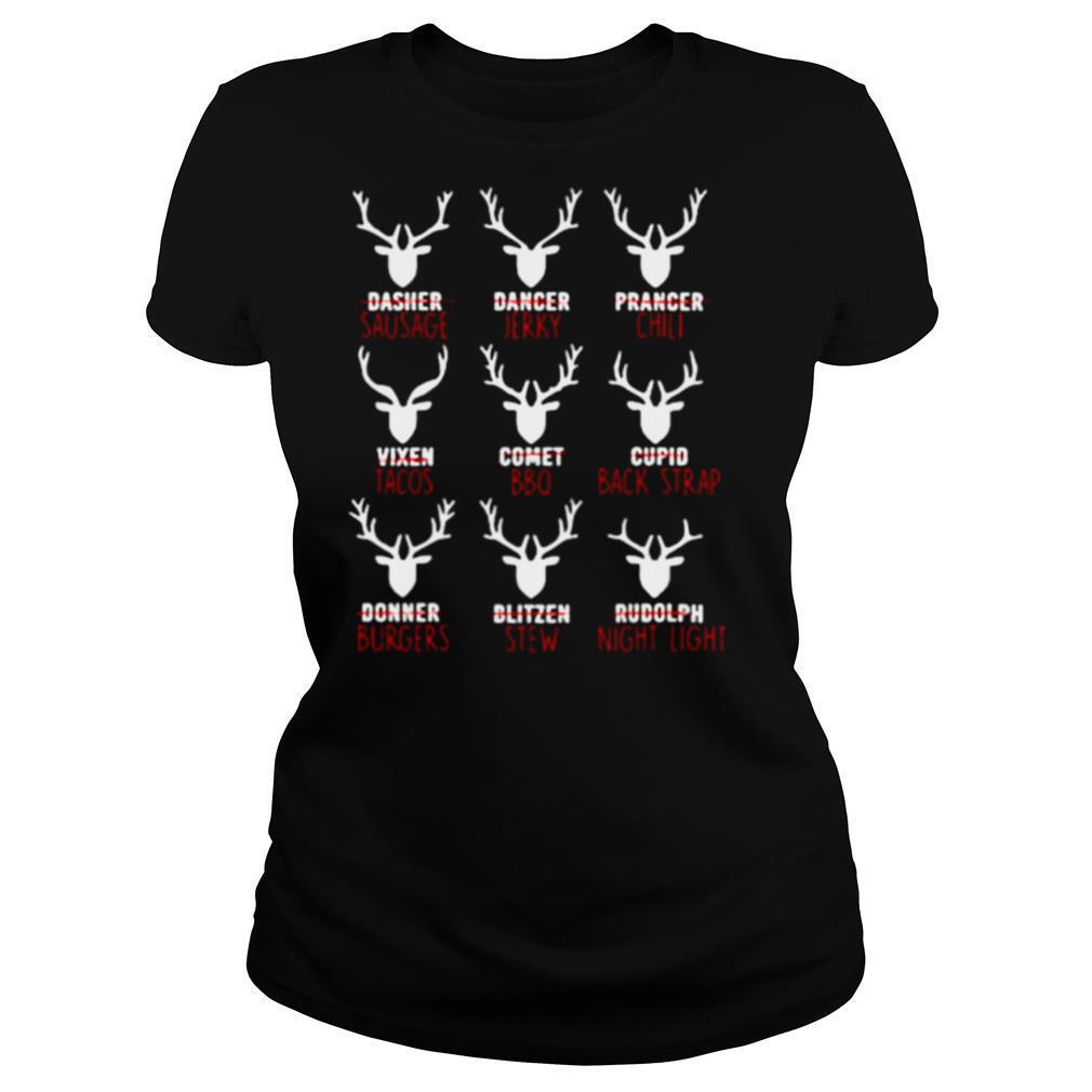 Deer Hunters All of Santa’s Reindeer shirt