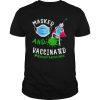 Masked And Vaccinated Nurse Practitioner NP shirt