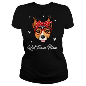 Rat Terrier Mom Leopard Print Dog Lovers Mother Day Gift T Shirt