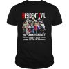 Resident Evil 25th Anniversary 1996 2021 Thank You For The Memories shirt