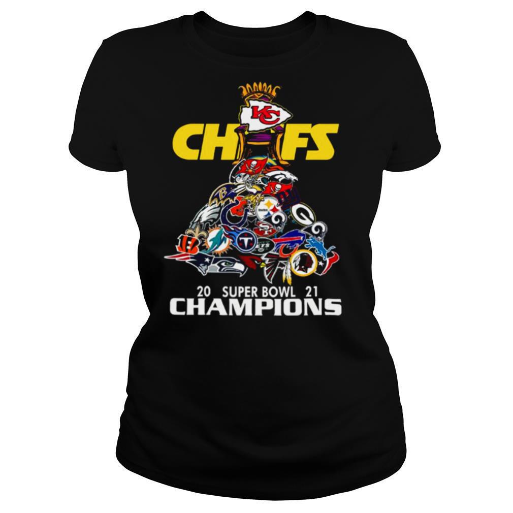 The Chiefs For All Team Football 2021 Super Bowl Champions shirt