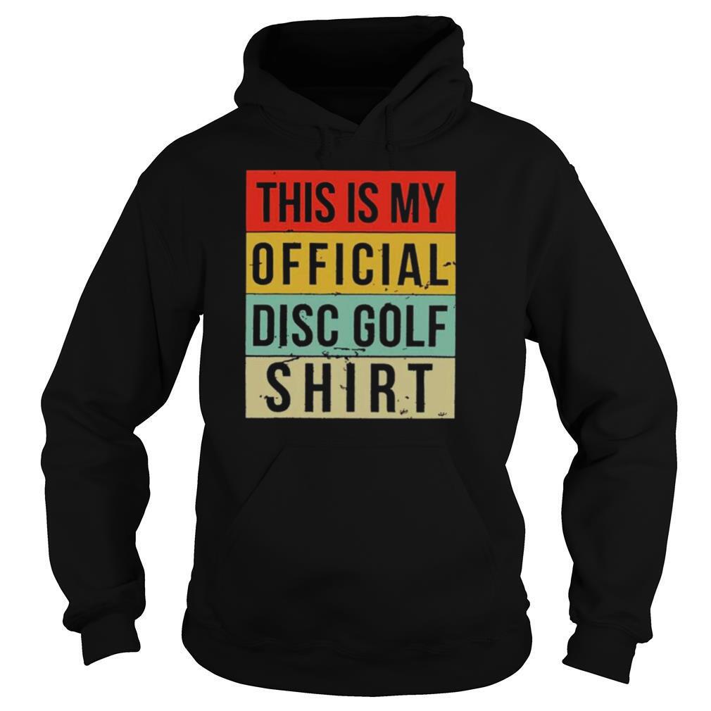 This Is My Official Disc Golf Shirt Vintage shirt