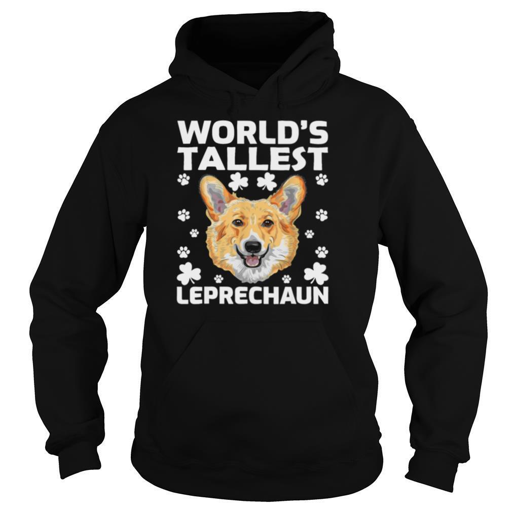 Worlds Tallest Leprechaun Corgi Dog St Patricks Day shirt