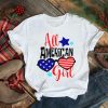 All American Girl 4th Of July shirt