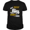 Best Truckin’ Grumpa Ever Tee Trucker Fathers Day Shirt