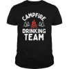 Campfire drinking team shirt