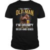 Cockapoo Puppies I’m A Simple Old Man I’m Grumpy And I Like Beer And Dogs shirt