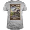 Cycling Because Murder Is Wrong shirt