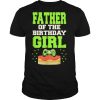 Father Of The Birthday Girl Birthday Father Girl Gamepad T Shirt