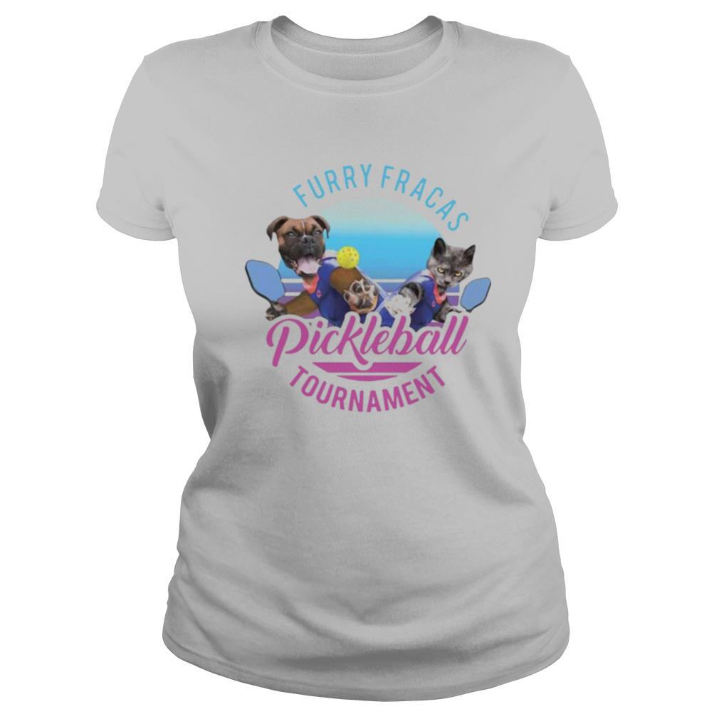 Furry Fracas Pickleball Tournament shirt