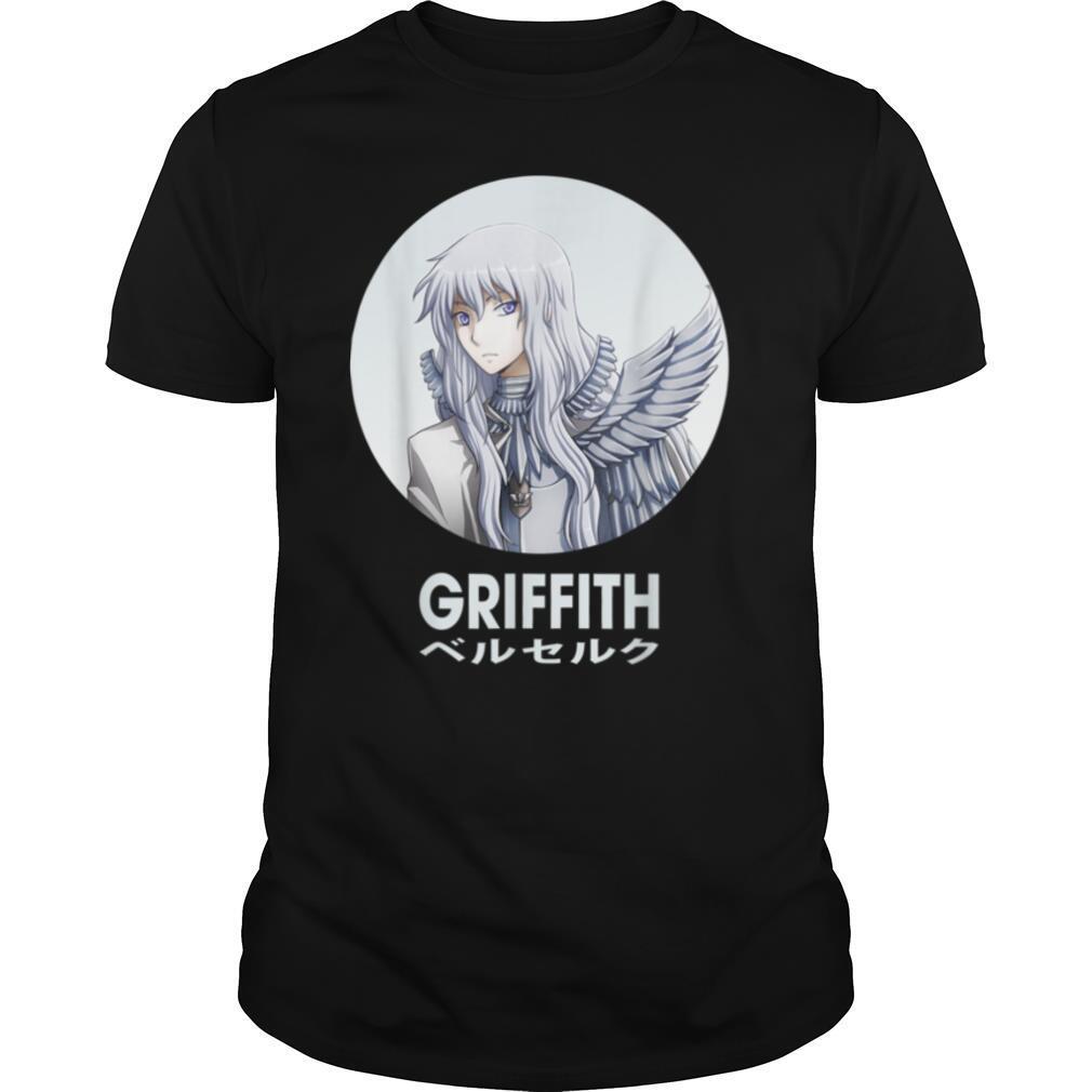 Griffiths Retro Arts Love Berserks Anime Character Vaporwave T Shirt