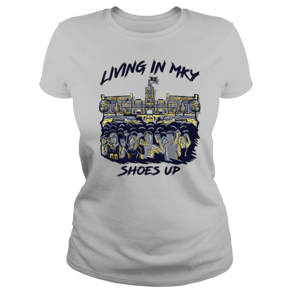 LIVING IN MY SHOES UP shirt