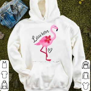 Lauren Personalized Pink Flamingo Shirt